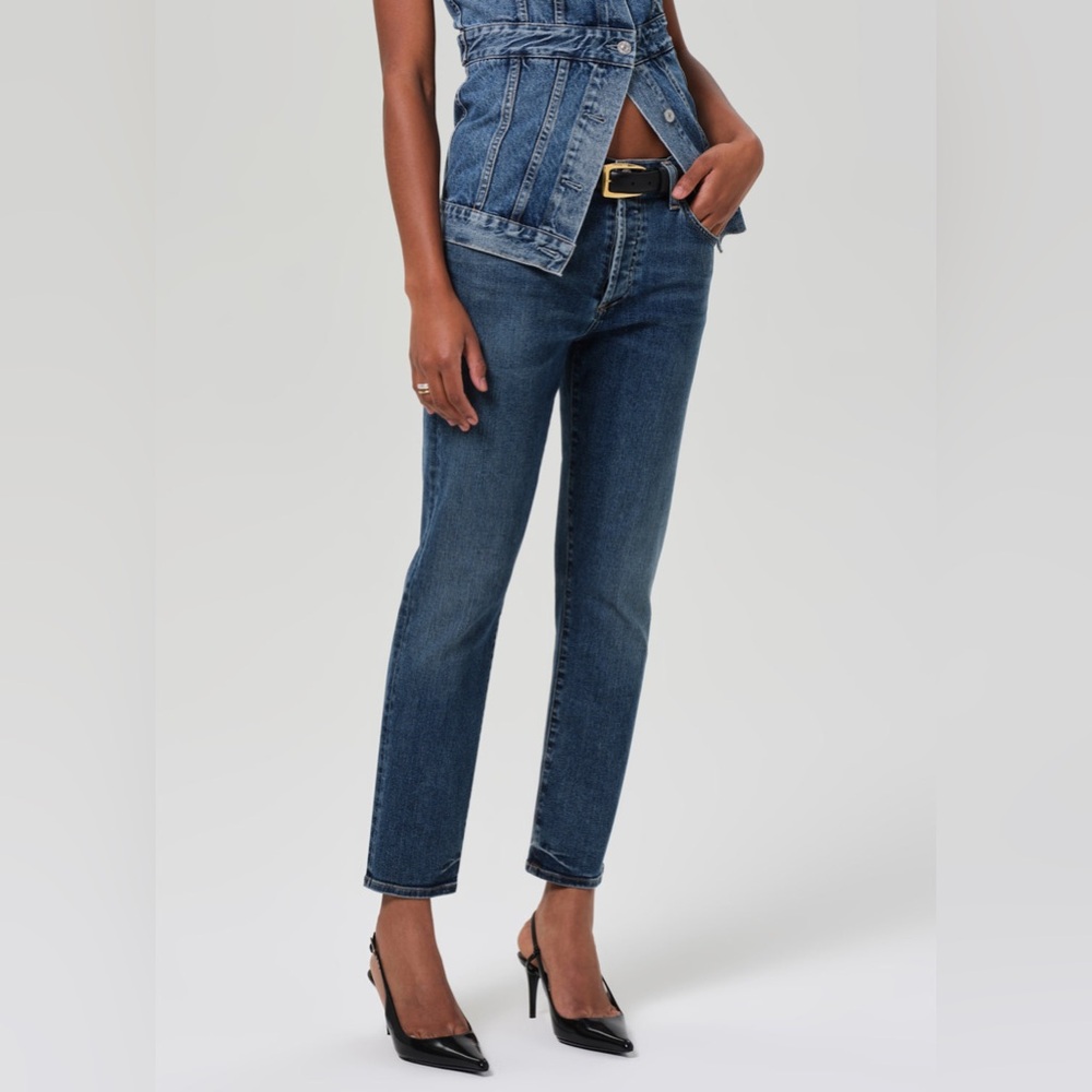 Citizens of Humanity Emerson Mid Rise Relaxed In Long Weekend Denim Jeans Sz 24